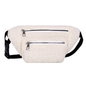 Personalizado Casual <span class=keywords><strong>oso</strong></span> <span class=keywords><strong>de</strong></span> peluche <span class=keywords><strong>de</strong></span> felpa bandolera <span class=keywords><strong>riñonera</strong></span> bolsa <span class=keywords><strong>de</strong></span> pecho Otoño/Invierno cierre <span class=keywords><strong>de</strong></span> cremallera moda para niñas señora estilo - Product Image 4