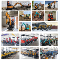 Mini-excavatrice à chenilles 1,8 tonne, mini-pelle 2 tonnes, prix usine, avec certifications EPA CE Euro 5