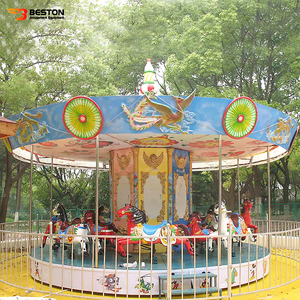 Lovely Kids Theme <span class=keywords><strong>Park</strong></span> Personalizado 24 Asientos Paseos Carrusel Caballo Para La Venta - Product Image 3