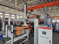 Machine de production de barquettes à œufs entièrement automatique contrôlée par PLC, moulage de barquettes en pâte à papier haute capacité 6000 PCS/H