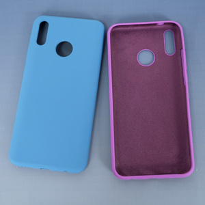 Coque arrière en silicone liquide de luxe antichoc pour Huawei Y9 2019 - Product Image 2