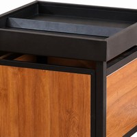 Metaal producten displayrek fruit groente standaard verstelbare hoogte kantelbare planken 150kg draagvermogen voor supermarkt fruitwinkel