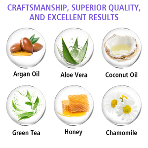 Joynna Oleum Leaf Nature Amber Control Hairgrow Beauty 16,9 floz Exfoliante Hidratante marroquí Acondicionador de cabello profundo - Product Image 6