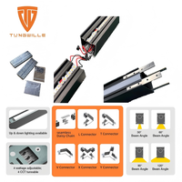 Suspension linéaire LED en profilé aluminium pour éclairage de bureau et commercial