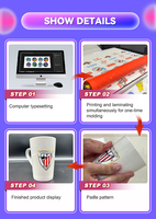 Impresora UV DTF Estable de 60 cm, Impresora de Película UV de Rollo a Rollo con Luz LED UV para Impresión de Calcomanías Personalizadas en Botellas, Tazas y Fundas de Teléfono