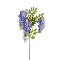 Composition florale artificielle réaliste de glycine longue suspendue, décoration de plafond pour la maison, accessoires de mariage, fleurs en soie artificielle