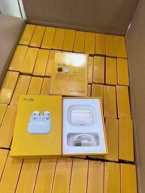 Original New PRO6S Five-Generation Wireless TWS In-Ear Sports Headset Noise Reduction LED High Battery JL Chipset IPX5