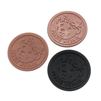 Etiquette de vêtement PVC personnalisée du fournisseur Logo gaufré 3D à coudre sur patchs en caoutchouc Insigne en silicone pour vêtement