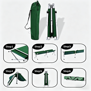 Lits de camping pliants pour dormir, mobilier de camping portable, vente en gros, personnalisable pour l'extérieur, l'intérieur, le bureau, la sieste des invités, la maison - Product Image 2