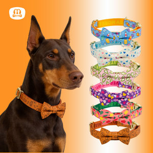 MIDEPET san valentino regalo di capodanno grande cura di colore carino Design di lusso collare per cani e papillon per il commercio all'ingrosso - Product Image 4