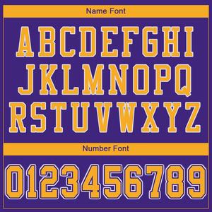 เสื้อฟุตบอลของแท้สไตล์คลาสสิกสีม่วงสีทองสีขาว - Product Image 3