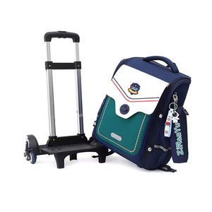 Mochila universal con ruedas de gran capacidad para hombres y mujeres, mochila escolar multifuncional para niños, mochila empujada a mano - Product Image 2