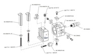 Vente chaude HPEDM HE-W06579 montage charmilles robofil 290 fil edm pièces rotatif pendule étau 0-100 unoset