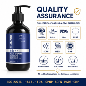 Shampoo <span class=keywords><strong>anti</strong></span>-chute de cheveux personnalisé pour hommes, sérum stimulant la pousse des cheveux avec biotine et huile essentielle de romarin pour le nettoyage des cheveux - Product Image 5
