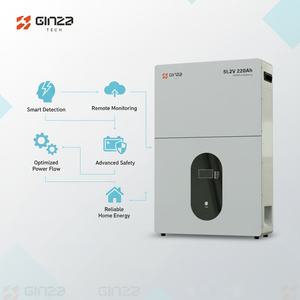 סוללת LiFePO4 51.2V 220Ah 10kWh ניתנת לערום, מוכנה להתקנה על קיר, חכמה עם CAN/RS485 לאנרגיה סולארית היברידית - חסכו כסף, השגו עצמאות - Product Image 2