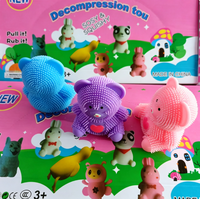 Jouet Squishy en TPR en forme de cœur d'ours pour garçons et filles - Anti-stress et éducatif, en boîte