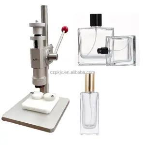 Fabriek Prijs Handleiding Parfum Spray Fles Capping Krimpen Machine, Parfum, Flacon Crimper Met Kraag Ring Capper