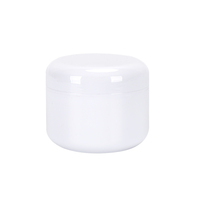 Bocaux en plastique PP à double paroi blancs de haute qualité sans BPA de 30 ml à 500 ml pour crème pour les yeux et emballages cosmétiques pour soins de la peau