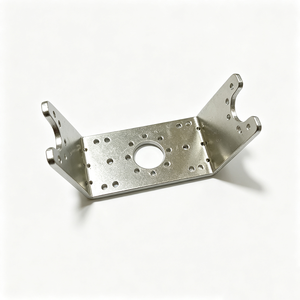 VN Custom Sheet <b>Metal</b> Fabrication Stamping Punching Bending Aluminum Alloy Equipment Base for Electronic Control <b>Box</b> Base - Product Image 1