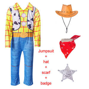 <span class=keywords><strong>Disfraz</strong></span> de personaje de dibujos animados para Niños, Cosplay de <span class=keywords><strong>Woody</strong></span>, vaquero, Halloween - Product Image 2