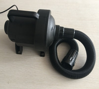 Pompe à air électrique 2 voies 1200W pour boule à facettes et piste gonflable, compatible prises britanniques/américaines/européennes/australiennes 110V 220V, en plastique
