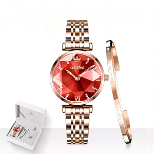 <span class=keywords><strong>Montre</strong></span> pour <span class=keywords><strong>femme</strong></span> de haute qualité à bas <span class=keywords><strong>prix</strong></span> d'usine <span class=keywords><strong>montre</strong></span> étanche en acier inoxydable or rose de luxe <span class=keywords><strong>montre</strong></span> élégante pour <span class=keywords><strong>femme</strong></span> boîte cadeau - Product Image 4