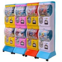 Machine distributrice de capsules de jouets Tomy Gachapon blanche et rouge 45-70 mm TR554