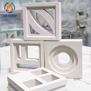 Plastic breeze block tiles molds moulds for precast concrete cement