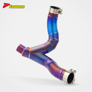 Échappement intermédiaire en alliage de titane <span class=keywords><strong>Ducati</strong></span> Monster 950 <span class=keywords><strong>2021</strong></span>-présent, qualité performance, neuf, FORSOUND, design léger, OEM - Product Image 3