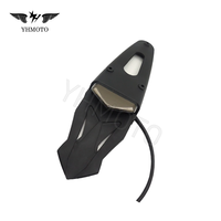 Support de plaque d'immatriculation universel pour moto tout-terrain et scooter 250 50cc 80cc avec éclairage LED 12V