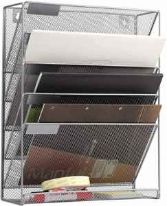 Porte-documents ou porte-revues mural ou de bureau en maille de qualité supérieure - Product Image 2
