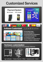 TCN Distributeur combiné de collations et de boissons Petit distributeur automatique intelligent de Dubaï pour les entreprises