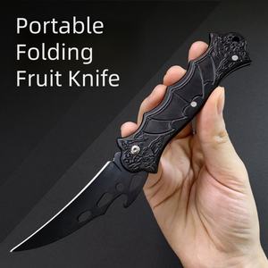 Cuchillo Industrial y de Camping Fanstoon con Hoja de Acero Inoxidable 3CR13, Dureza 53HRC, Punta Trailing, Mango Totalmente de Acero, Personalizable OEM - Product Image 4