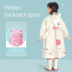 Hete Verkoop Winter Custom Gedrukt Kind Regen Poncho 'S Voor Meisje Regenjassen Voor Kinderen Kinderen Regenkleding