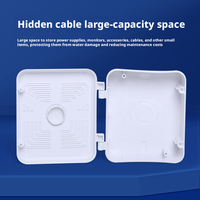 Kotak Sambungan CCTV Dome ABS Tahan Air Model JTL-B003 ODM/OEM untuk Penggunaan Luar Ruangan/Dalam Ruangan Warna Putih