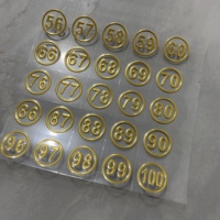 Stiker Logo Kustom 3D Transfer Logam Label UV Label Nikel untuk Botol & Kemasan
