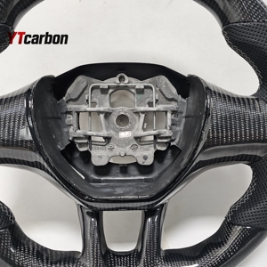Volant en Fibre de Carbone Véritable Personnalisé Style Course pour YTcarbon 208 208s <span class=keywords><strong>308</strong></span> 308s GT <span class=keywords><strong>GTI</strong></span> – Pièces Automobiles et Accessoires Intérieurs - Product Image 4