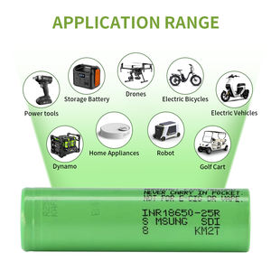 100% 정품 INR18650 25R 리튬 이온 배터리 2500mAh 30A 3.7V 충전식 12C 방전율 원통형 LiCoO2 양극재 - Product Image 4