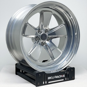 ล้อฟอร์จ BZY แบบ 2 ชิ้น สำหรับรถ Porsche 911 <span class=keywords><strong>Carrera</strong></span> <span class=keywords><strong>912</strong></span> 944 964 Turbo 986 987 991 993 996 997 ขนาด 17 18 นิ้ว 5x130 ล้ออัลลอยขัดเงา - Product Image 1