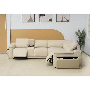 Power Synthetic Leather Corner <b>Recliner</b> With Wireless Charge Adjustable Headrest Easy Combination Living Room 2352 Power Corner - Product Image 2
