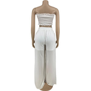 Ropa interior Sexy de dos piezas para mujer, nuevo diseño, para verano, cubre el pecho y <span class=keywords><strong>Abdom</strong></span>, pantalones de 2 piezas - Product Image 6