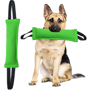 Juguete <span class=keywords><strong>de</strong></span> Lino Resistente para Entrenamiento <span class=keywords><strong>de</strong></span> Perros, Mordedor Duradero con 2 Asas, Almohada Anti-Rotura para Morder, Ayuda para la Dentición <span class=keywords><strong>de</strong></span> <span class=keywords><strong>Cachorros</strong></span> y Perros <span class=keywords><strong>de</strong></span> Trabajo Grandes - Product Image 1