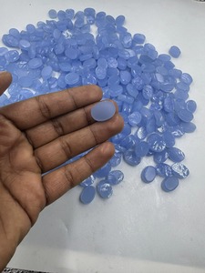 Offre Spéciale : Cabochon en Calcédoine Bleue Naturelle, Pierre Apaisante, pour Bijoux de Déclaration, Bagues, Pendentifs et Articles Cadeaux Exclusifs à Vendre - Product Image 4