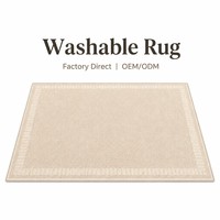 Tapis de salon de luxe à double couche, amovible, imprimé sur mesure, directement de l'usine