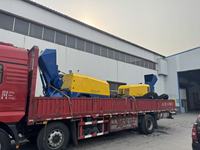 MINLE ML837DHB Mörtelspritzgerät 4,6m/h Motor Hocheffizient mit Hebeschaufel Halbtrockene Betonpumpmaschine für Tunnelverkleidung