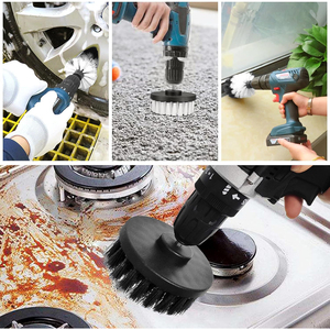 5 accessoires de <span class=keywords><strong>brosse</strong></span> pour tournevis sans fil ou perceuse <span class=keywords><strong>brosse</strong></span> d'ameublement douce et dure pour carreaux de salle de bain de voiture - Product Image 3