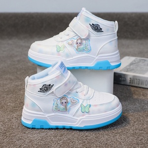 Zapatillas de Bota para Niños y Niñas Primavera Otoño 2025, Calzado Deportivo de Moda para Escuela Primaria, Nuevas Zapatillas de Baloncesto Blancas Infantiles - Product Image 2
