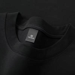 الشركة المصنعة للتيشيرت عادي الوزن الوزن جي إس إم مخصص شعار your القطن وجنسي مع أربعة إبرة مزدوجة سلك كبير الحجم تي شيرت للبيع بالجملة - Product Image 5