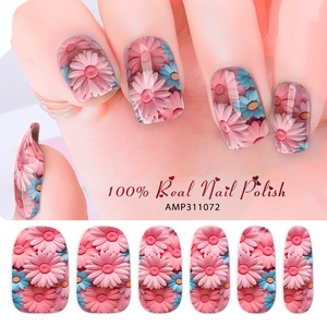 แผ่นติดเล็บลายใหม่ล่าสุด ฤดูใบไม้ผลิ 2024 จาก AMP/Olivia - Product Image 3