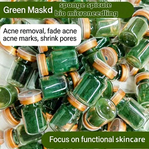 Poudre et sérum de <span class=keywords><strong>micro</strong></span>-aiguilles bio à base d'éponge d'algues Spongilla pour le peeling, la régénération cutanée, l'élimination des cicatrices d'acné et de la mélanine - Product Image 3